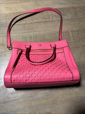 kate spade Hot Pink Cutout-Detail Shoulder Bag